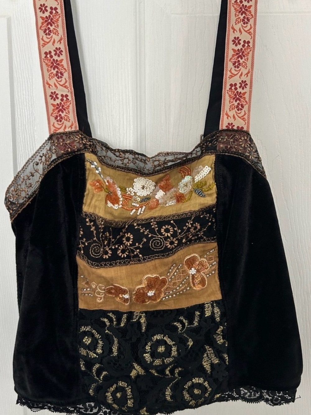 Free People beaded tank size small